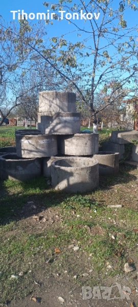 Бетонови пръстени за септични ями и герани(АРМИРАНИ), снимка 1