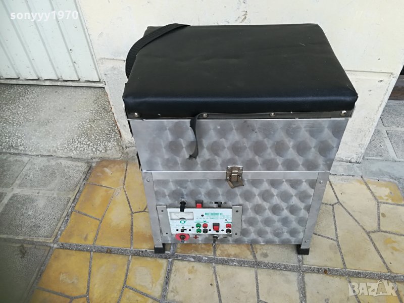 рибарски алуминиев стол с повер станция 2404211826, снимка 1