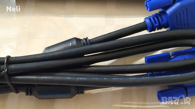 Importer520 HD15 мъжки до мъжки VGA/4 броя , снимка 2 - Кабели и адаптери - 28939288