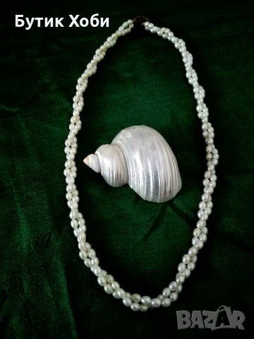 Атрактивно колие от естествени перли, снимка 8 - Колиета, медальони, синджири - 34663805
