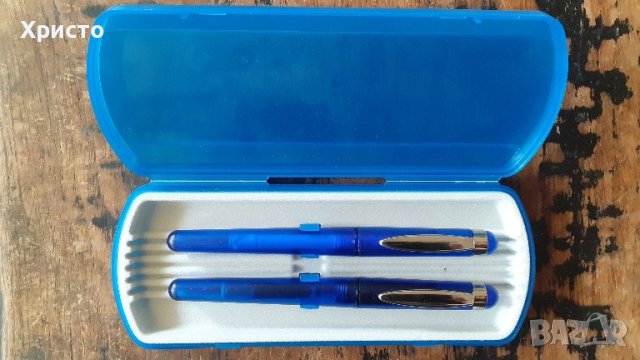 писалка и химикалка комплект в подаръчна кутия супер цена