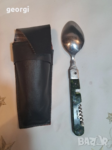 лъжица и калъф от комплект прибори за хранене Москва, снимка 1