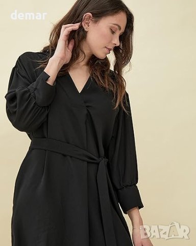 Peppercorn Черна елегантна дамска рокля Sabia, снимка 4 - Рокли - 43428442