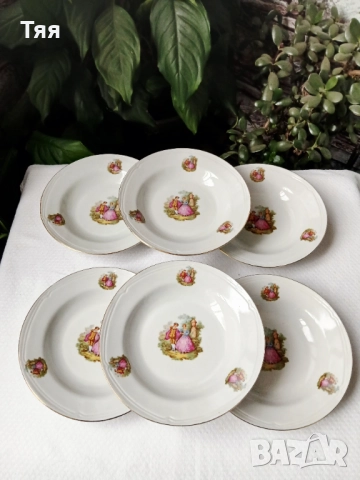 Порцеланови чинии Ромео и Жулиета , снимка 2 - Чинии - 51969741
