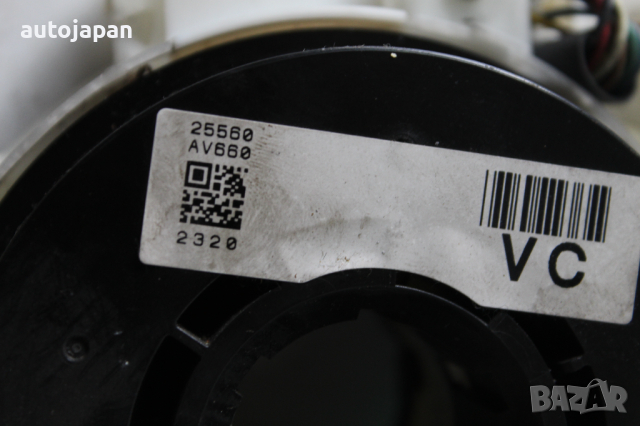 Лентов кабел с датчик ъгъл на завиване Нисан примера п12 2.0 140кс комби 02г Nissan primera p12 2.0 , снимка 3 - Части - 44860242