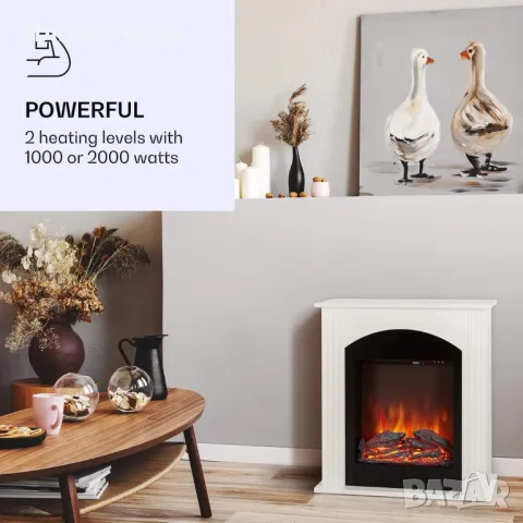 Електрическа камина, снимка 2 - Камини - 47378892