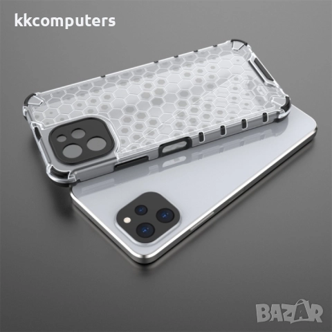 Huawei Nova Y61 Силиконов Калъф Honeycomb TPU и Протектор, 19,90 лв