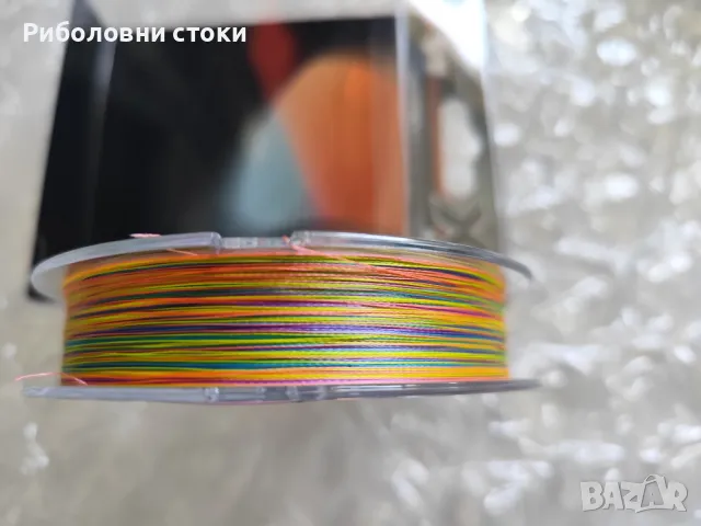 Плетено 4 нишково многоцветно влакно - 150м, снимка 2 - Такъми - 50234016