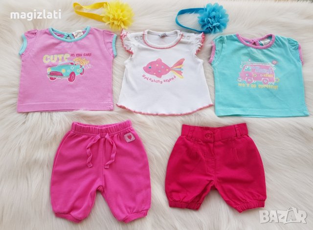 Тениски и панталонки 0-3 месеца, снимка 8 - Комплекти за бебе - 28993212