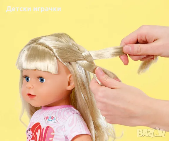 BABY Born Кукла с дълга коса и аксесоари Sister Style&Play, 43 см, снимка 4 - Кукли - 50182776