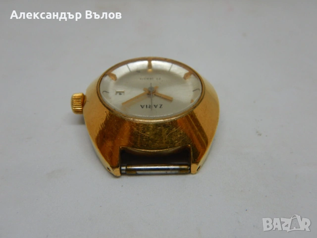 Стар Позлатен Часовник Заря Дамски 10 микрона, снимка 7 - Антикварни и старинни предмети - 53185068