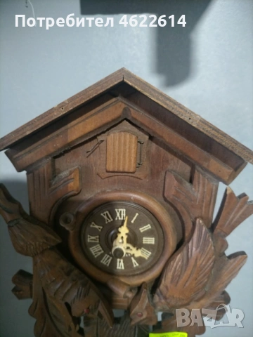 СТЕНЕН ЧАСОВНИК С КУКУВИЦА РАБОТЕЩ В ОТЛИЧНО СЪСТОЯНИЕ , снимка 3 - Стенни часовници - 53290743