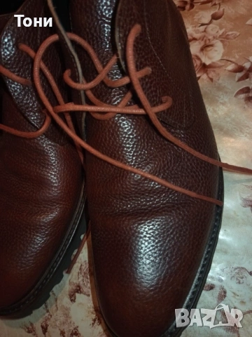 FLORIS VAN BOMMEL Оригинал Нови Мъжки Боти Изцяло от Естествена Кожа 42/43, снимка 10 - Мъжки боти - 53489172