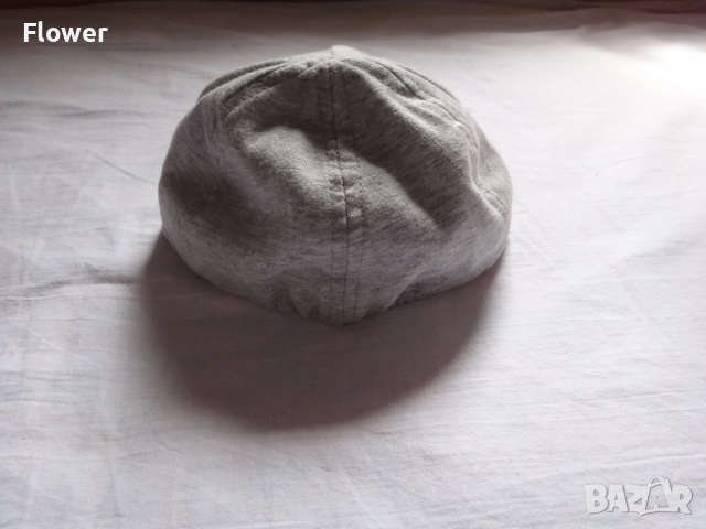 НМ Бебешка шапка от памук с козирка, размер 68, 6 месеца, снимка 4 - Бебешки шапки - 52955207