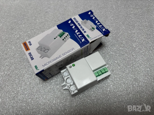 НОВ! Микровълнов сензор за движение OSCAR MW18-IN ∙ бял