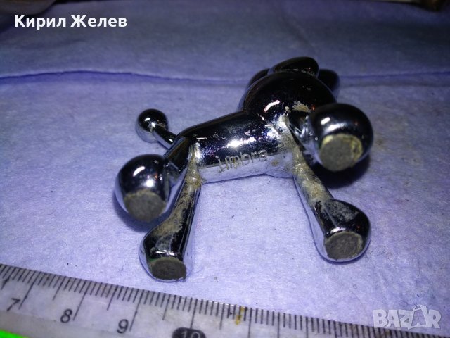 UMBRA Стара Маркова КАНАДСКА КОЛЕКЦИОНЕРСКА МЕДНА НИКЕЛИРАНА ФИГУРКА на ФРЕНСКИ ПУДЕЛ КРАСИВА 41413, снимка 13 - Колекции - 43650985