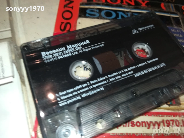 ВЕСЕЛИН МАРИНОВ-ОРИГИНАЛНА КАСЕТА 2309251658, снимка 9 - Аудио касети - 51810110