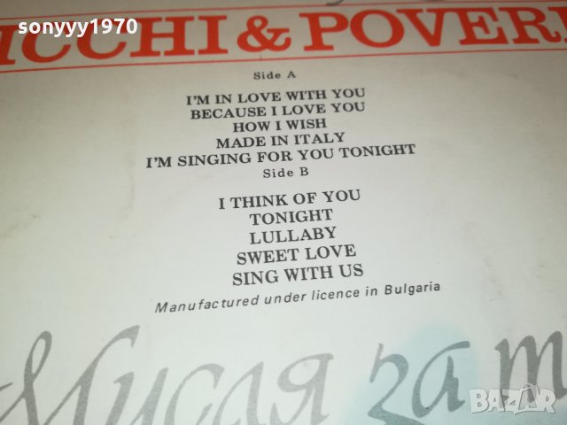 РИКИ Е ПОВЕРИ-ПЛОЧА 2612212014, снимка 8 - Грамофонни плочи - 35246788