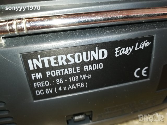 INTERSOUND EASY LIFE NEW-ВНОС SWISS 0501241634, снимка 6 - Радиокасетофони, транзистори - 43673288