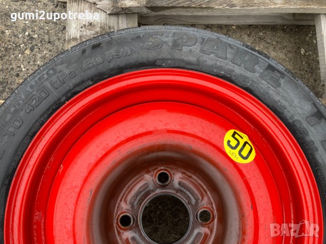 15 резервна джанта патерица 4х108 FORD Fusion Focus B Max 125/80/15, снимка 3 - Гуми и джанти - 43646475