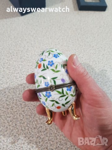 Декоративни порцеланови яйца - кутийка Limoges / Лимош - ръчна изработка - 2 бр., снимка 13 - Колекции - 27969255