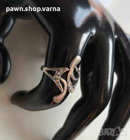 Нов сребърен пръстен 925 с фианити – размер 17 мм, 3,13 г, снимка 5 - Пръстени - 51408846