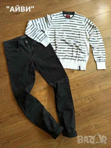 Мъжки маркови дънки и блуза JACK & JONES, снимка 2 - Дънки - 53035834