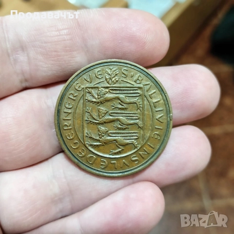 Гърнзи 8 дубъла от 1959 г., кралица Елизабет II