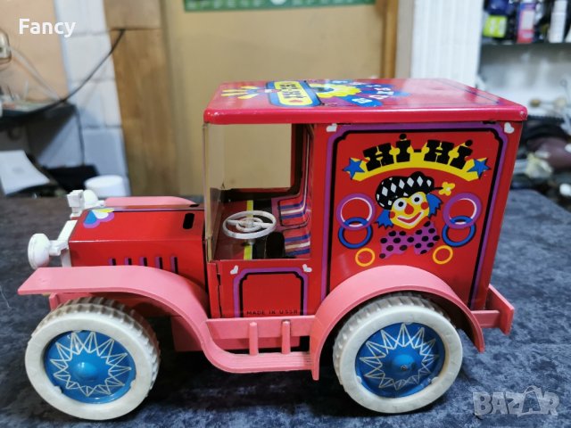 Стара ламаринена детска играчка с батерия, снимка 4 - Колекции - 43491646