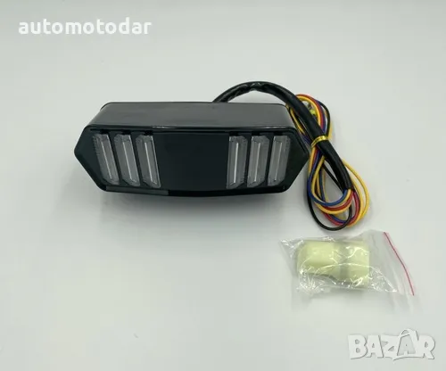 Стоп за мотор с вградени мигачи универсален, снимка 4 - Аксесоари и консумативи - 48844831