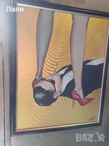 Маслена картина в/у платно, снимка 2 - Картини - 48150272