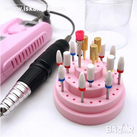 КОД 3181 - Поставка за фрези/накрайници с 48 броя отвора, снимка 10 - Продукти за маникюр - 33430058