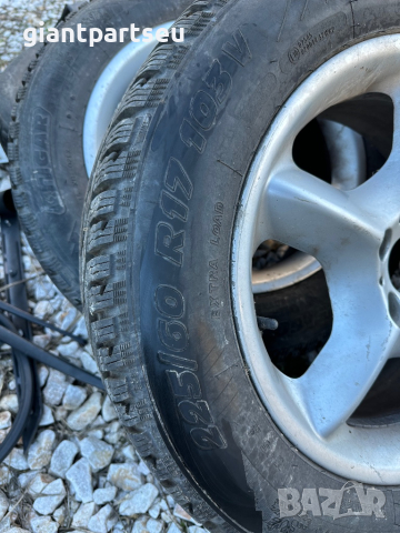 Комплект джанти с гуми ЗИМНИ за БМВ BMW е53 х5 х3 225/60/17 дот 2021година, снимка 5 - Гуми и джанти - 44862983