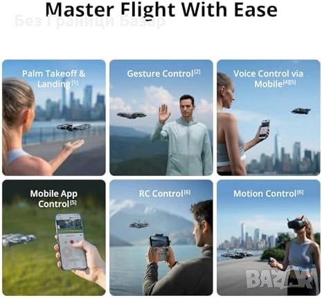 Нов Ултралек DJI Neo 2 дрон 151 г с 4K видео и защита от препятствия, снимка 3 - Дронове и аксесоари - 52669673