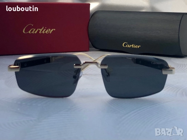 Cartier Мъжки слънчеви очила Cartier 2025, снимка 5 - Слънчеви и диоптрични очила - 51738467