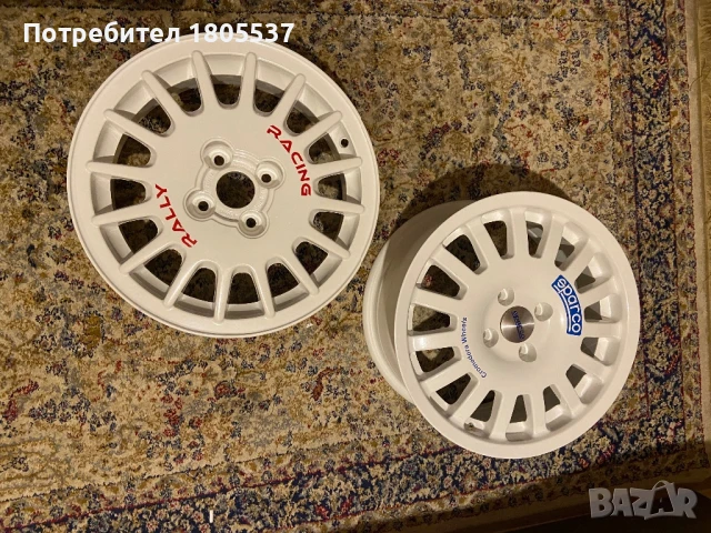 Рали джанти 15цола 4х100, снимка 2 - Гуми и джанти - 50920903