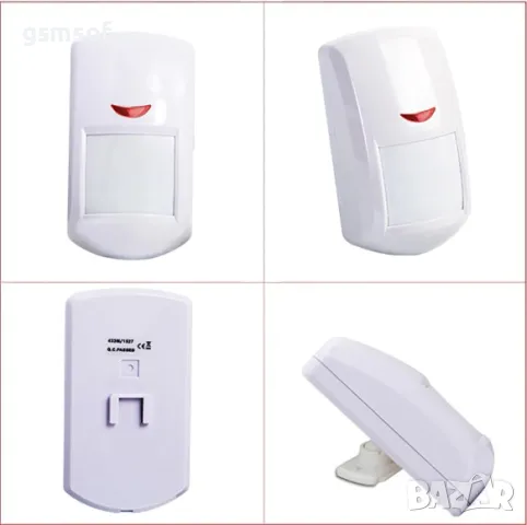 433 mhz PIR датчик движение за алармени системи (не засича обекти до 15кг), снимка 2 - Други - 47534621