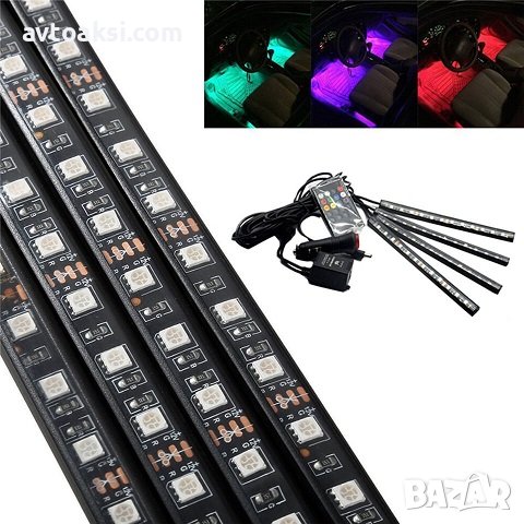 Музикална RGB LED Осветление за интериор за МПС-YF0008, снимка 3 - Аксесоари и консумативи - 43724158