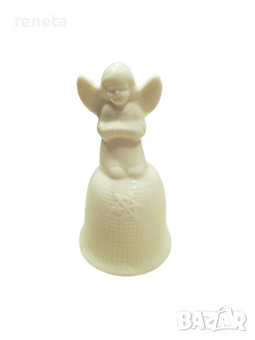 Ангел Ahelos, Камбана, Керамичен, Бял, снимка 1