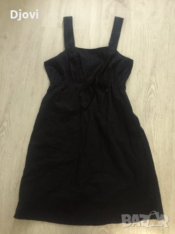 Черна памучна рокля, снимка 4 - Рокли - 33028266