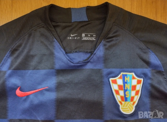 Hrvatska / NIKE - мъжка футболна тениска на Хърватска, снимка 5 - Спортни дрехи, екипи - 53608656