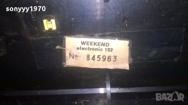 itt schaub-lorenz WEEKEND ELECTRONIC 102-made in germany-, снимка 18 - Радиокасетофони, транзистори - 27873635