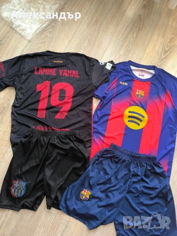 Футболни фланелки екипи с номера Ямин Ямал Мбапе Белингам ХАЛАНД Леброн Джеймс , снимка 2 - Детски комплекти - 38109097