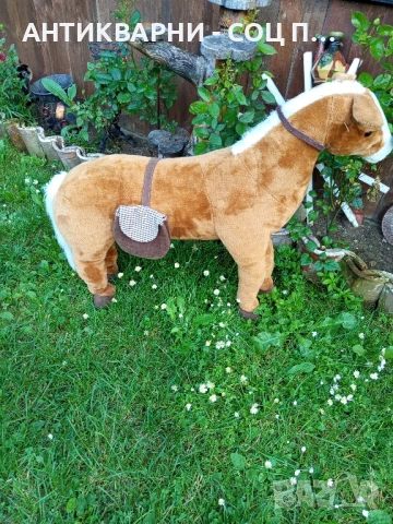 Стара Немска Голяма Плюшена Играчка Конче Тегло 5кг.