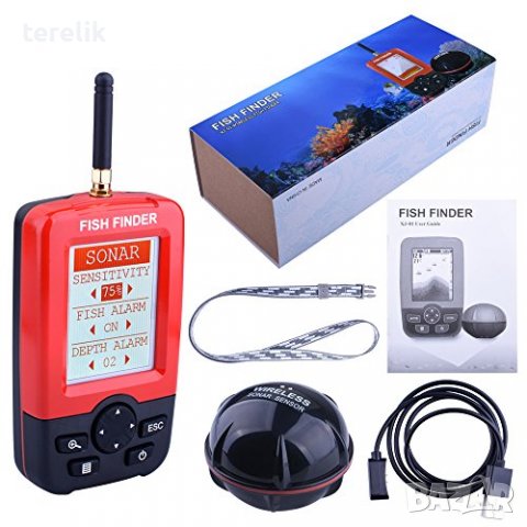 *!█▬█ █ ▀█▀ БЕЗЖИЧЕН РИБОЛОВЕН СОНАР, ЦВЕТЕН 100М от вносител 12 месеца гаранция.Страхотен, снимка 13 - Друга електроника - 37741578