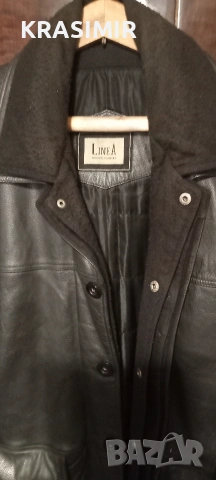 Кожено Манто "Line A" XXXXL, снимка 7 - Якета - 53106640