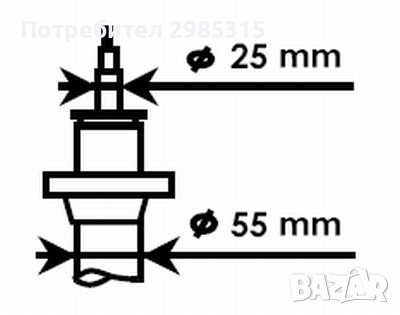 АМОРТИСЬОР ГАЗОВ ПРЕДЕН, снимка 3 - Части - 38249773