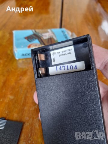 Стар калкулатор Accuron, снимка 5 - Антикварни и старинни предмети - 36678130