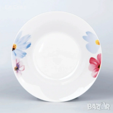 Комплект чинии 24 части с елегантен флорален дизайн – Лекота и стил за всяка трапеза, снимка 12 - Прибори за хранене, готвене и сервиране - 53309408