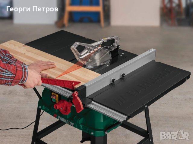 Нов Настолен Циркуляр 2000W Parkside Ø 254 Лазер, снимка 2 - Измервателни инструменти - 44079607